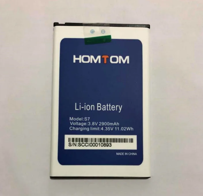 100% оригинальная батарея S7 2900mAh Замена HOMTOM мобильного телефона|Аккумуляторы для
