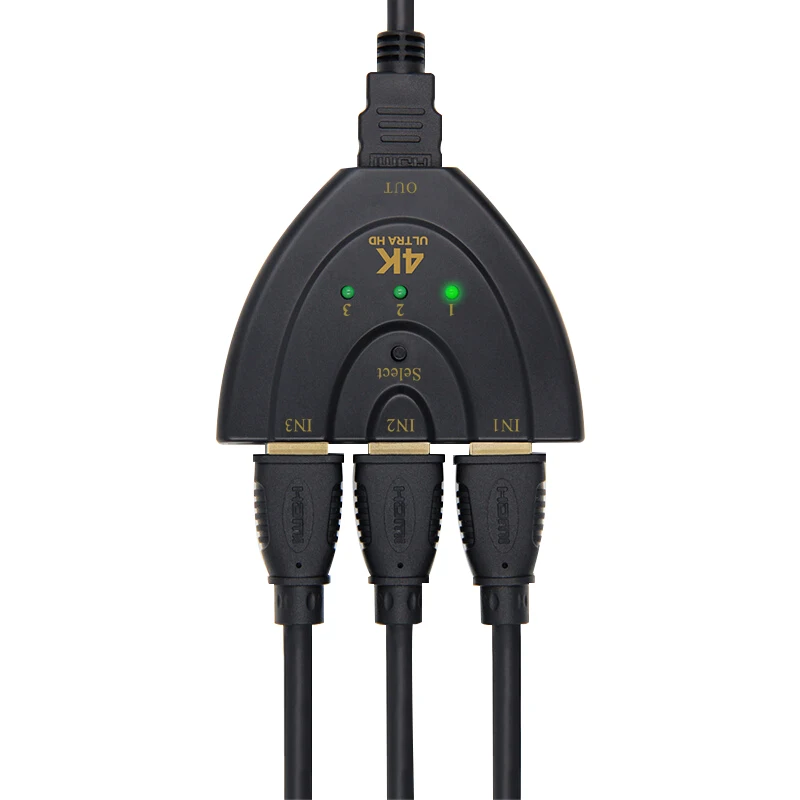 3 в 1 Мини HDMI усилитель Коммутатор Сплиттер 4K 4 порта Селектор 1080P для DVD HDTV Xbox PS3 PS4 |