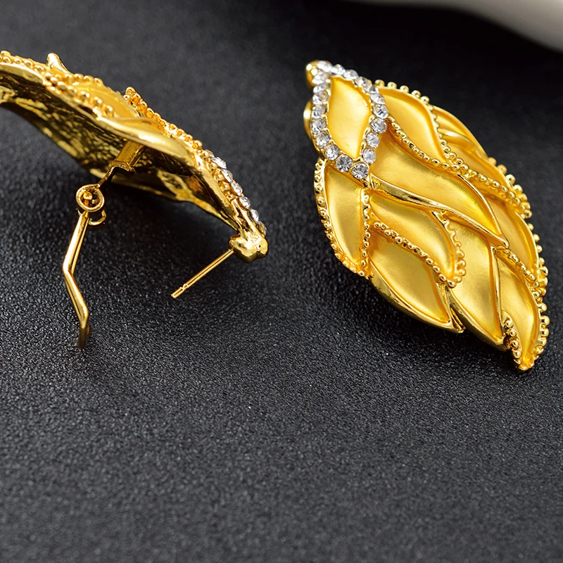 Женский ювелирный комплект из колье и серёг с фианитом|jewelry sets for women|jewelry setsjewelry set