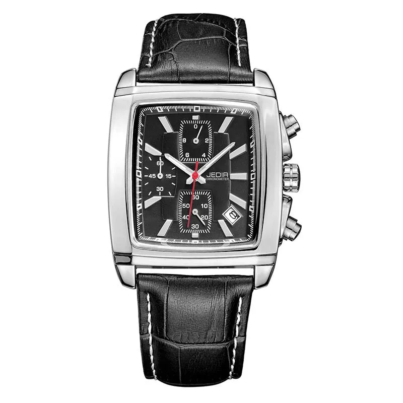 

JEDIR Original Watch Men Top Brand Luxury Quartz Military Watches Genuine Leather Dress Wristwatch Mens Clock Relogio Masculino
