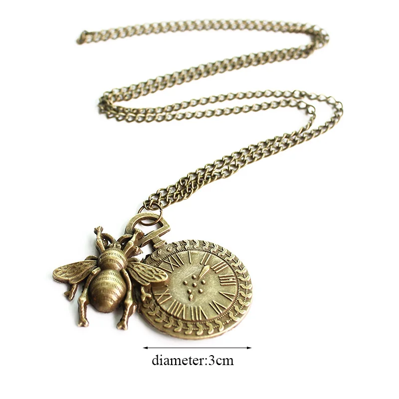 ISINYEE модное маленькое колье с медовой Пчелой длинная цепочка насекомое панк