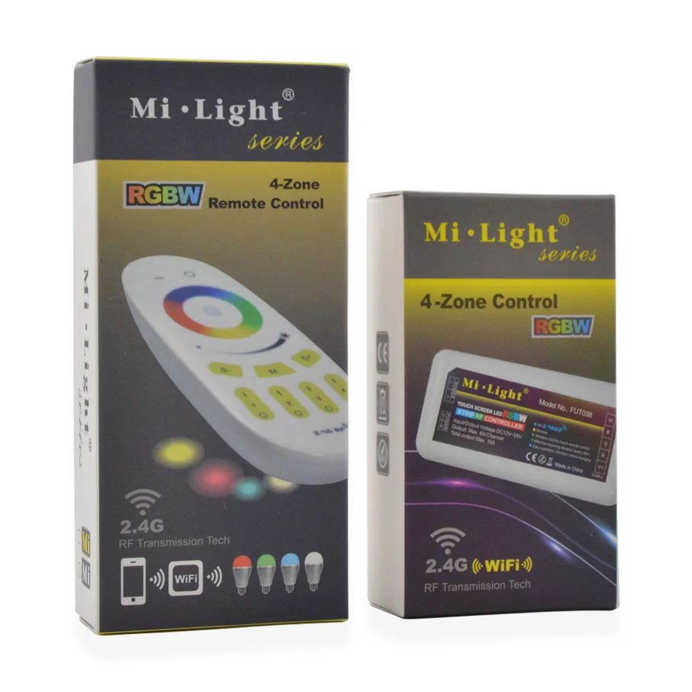 Контроллер приемника Milight RGB/RGBW 2 4G 4 пакета Радиочастотный пульт дистанционного