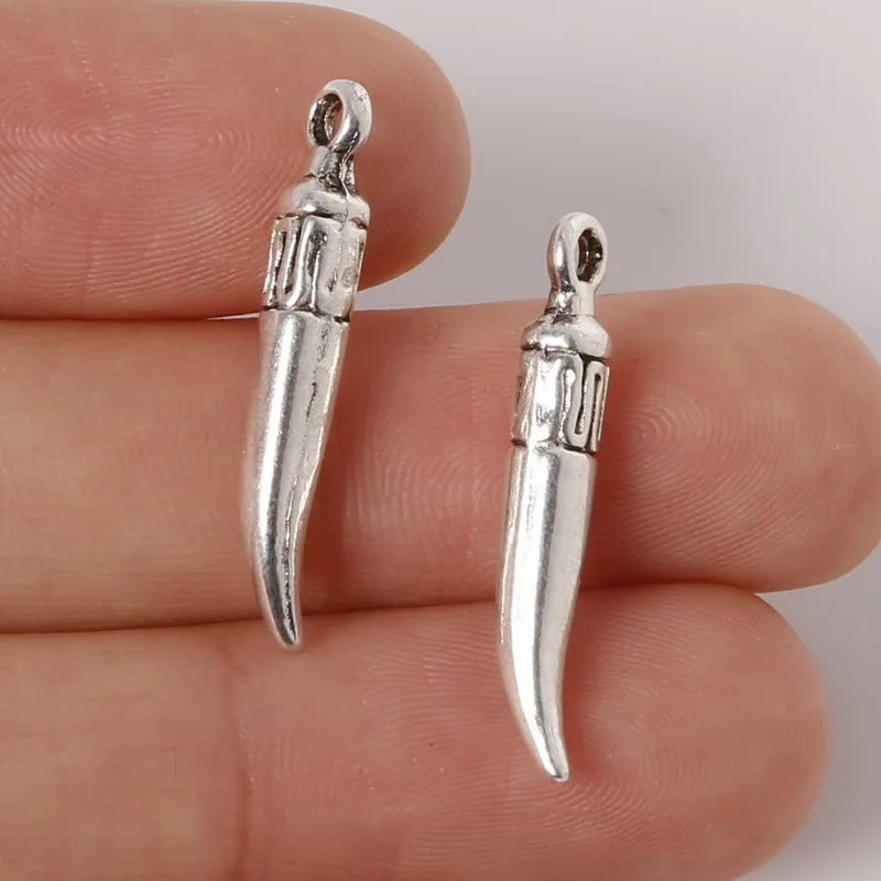9 шт 4x26 мм цинковый сплав античный серебряный перец DIY Подвески|charm eiffel|pendant lighting