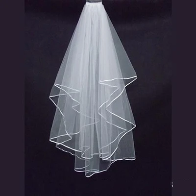 Veil Да, невеста, для девочек, Мальчишник, вечерние вуали, ремень через плечо, бутоньерка, кольцо для ног, корона, белое свадебное украшение невесты - Цвет: Veil