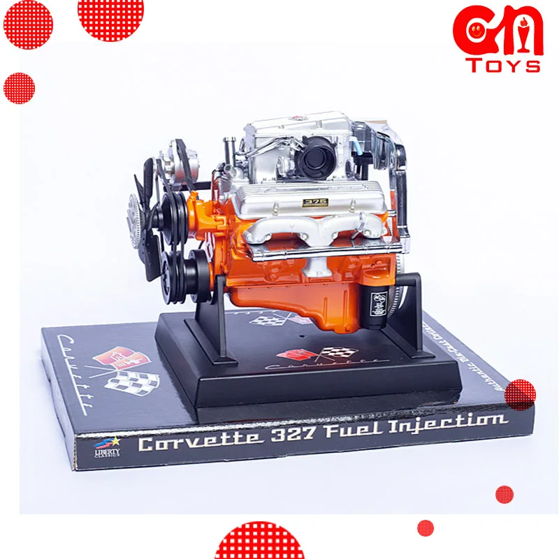 1:6 Corvette Модель двигателя из сплава Corvette V8 двигатель игрушки для мальчиков