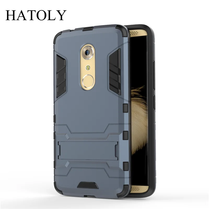 

For Cover ZTE Axon 7 Case Shockproof Armor Hard Case For ZTE Axon 7 Silicone Anti-fall Stand Phone Bumper Cover For ZTE Axon 7 <