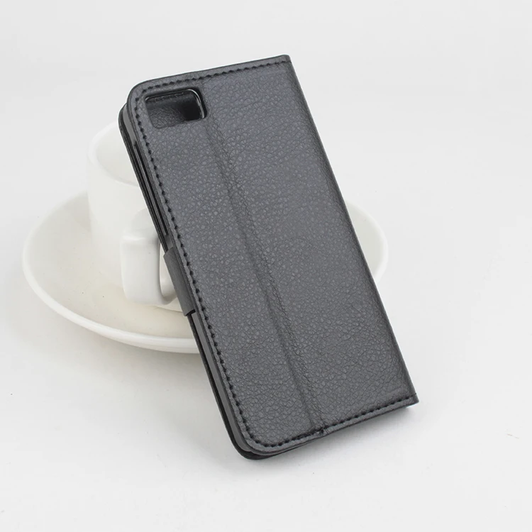 Чехол Litchi для BlackBerry Z10 хорошее качество новый кожаный чехол + Жесткая задняя