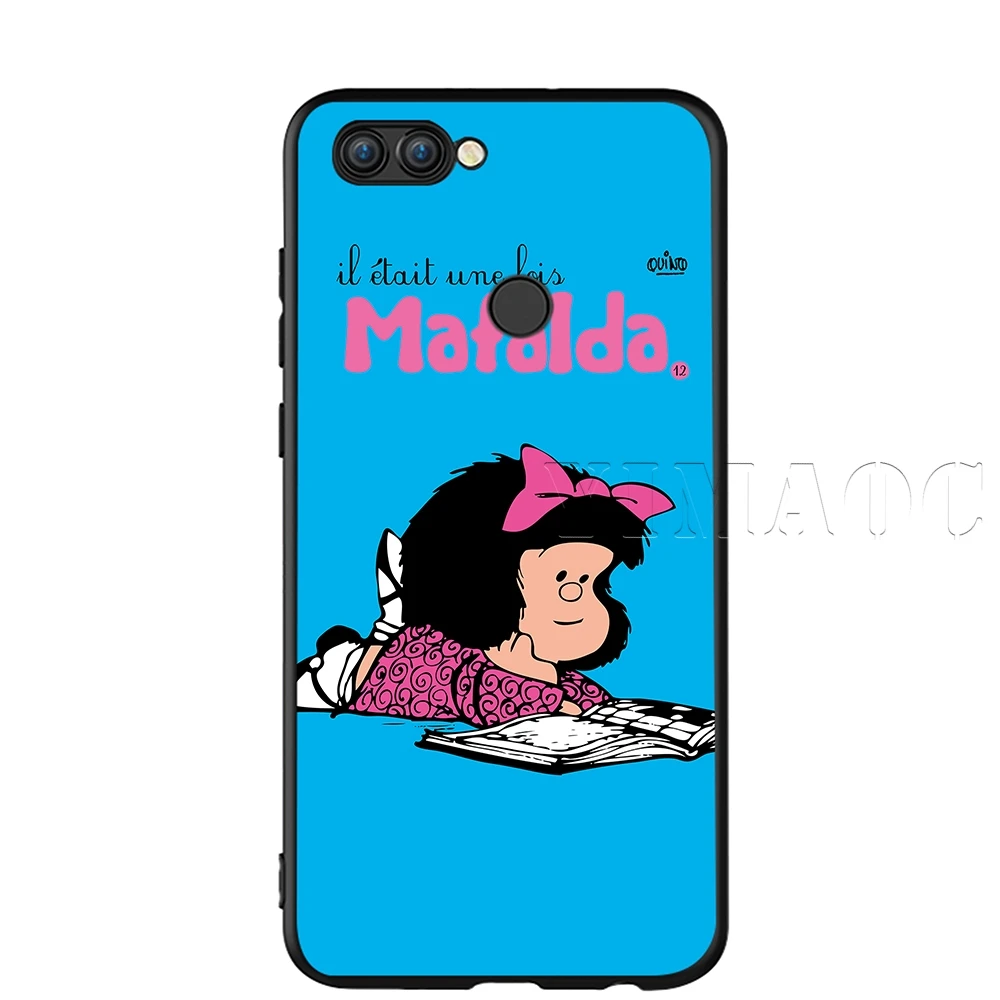 Yimaoc Mafalda силиконовый чехол для Huawei Mate 10 P8 P9 P10 P20 Lite Pro P Y7 Y9 Smart Mini - Цвет: 8