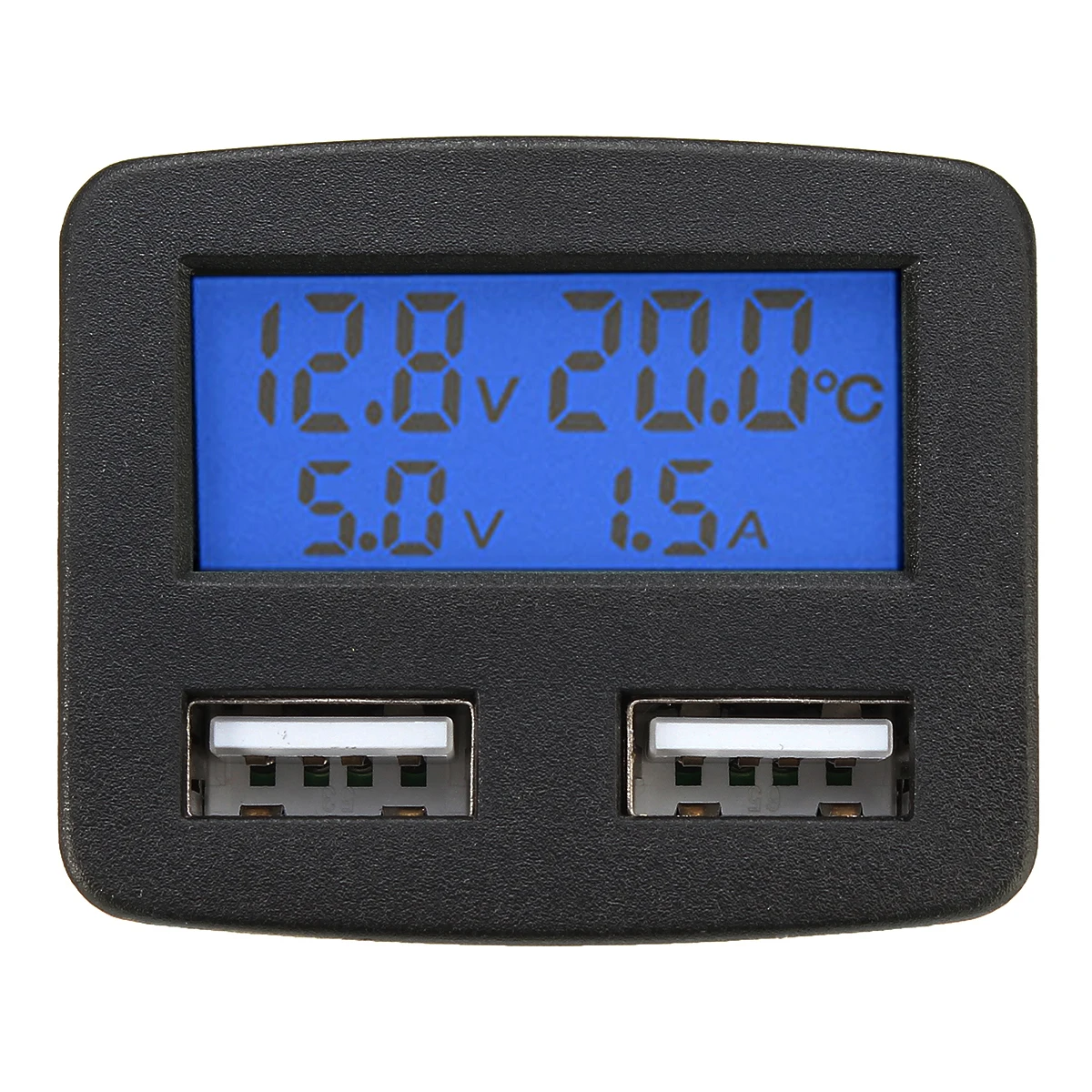 12V 24V Универсальный двойной USB интерфейс Автомобильное зарядное устройство