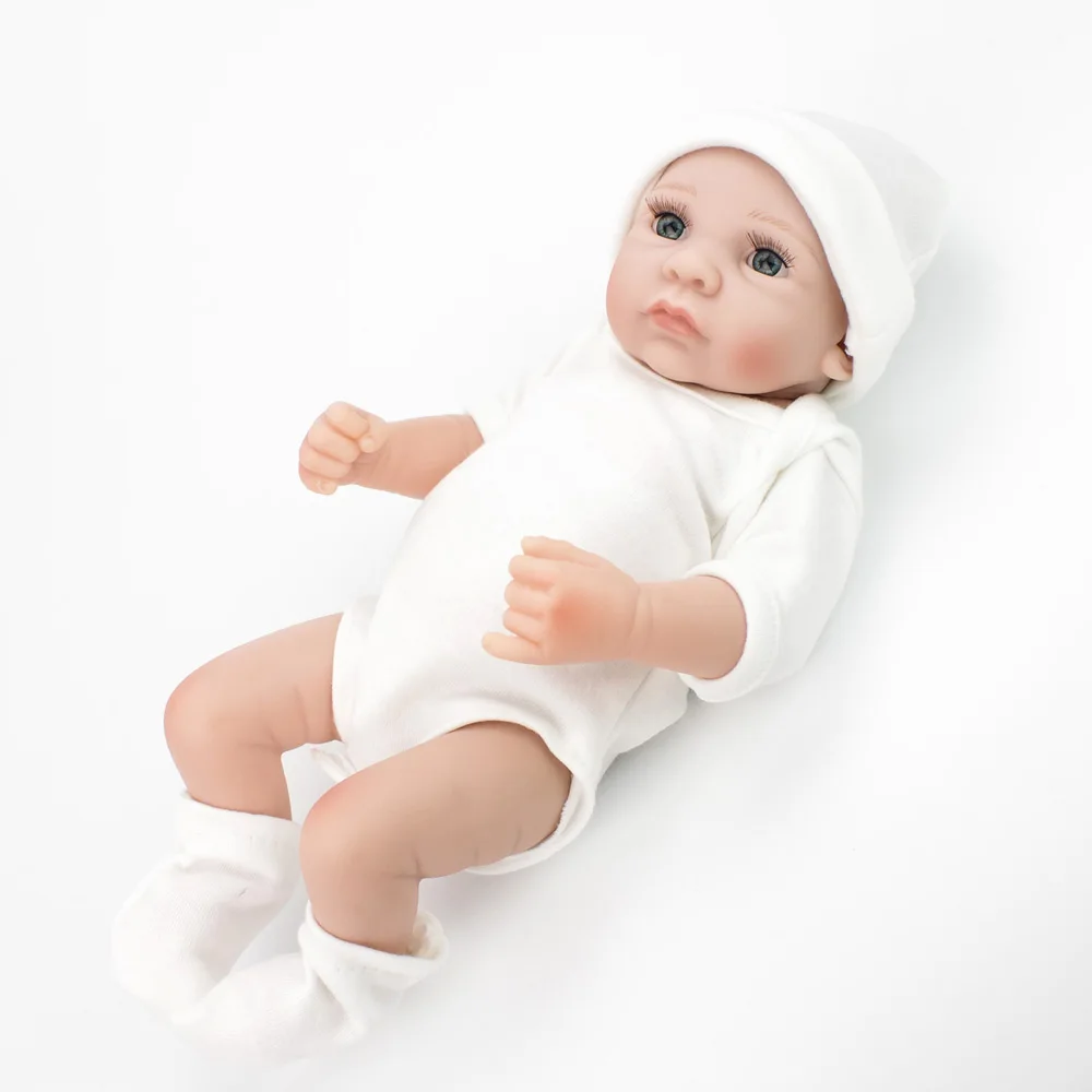 10 'མ см Силиконовые Детские куклы Reborn белые милые мини Diy Прорезыватели оптом