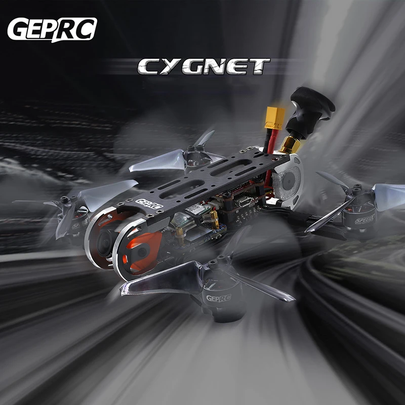 GEPRC GEP-CX3 Cygnet 145 мм рама F4 Контроллер полета GEP-VTX58200 передатчик 1206 4500Kv бесщеточный двигатель для радиоуправляемого мини-дрона