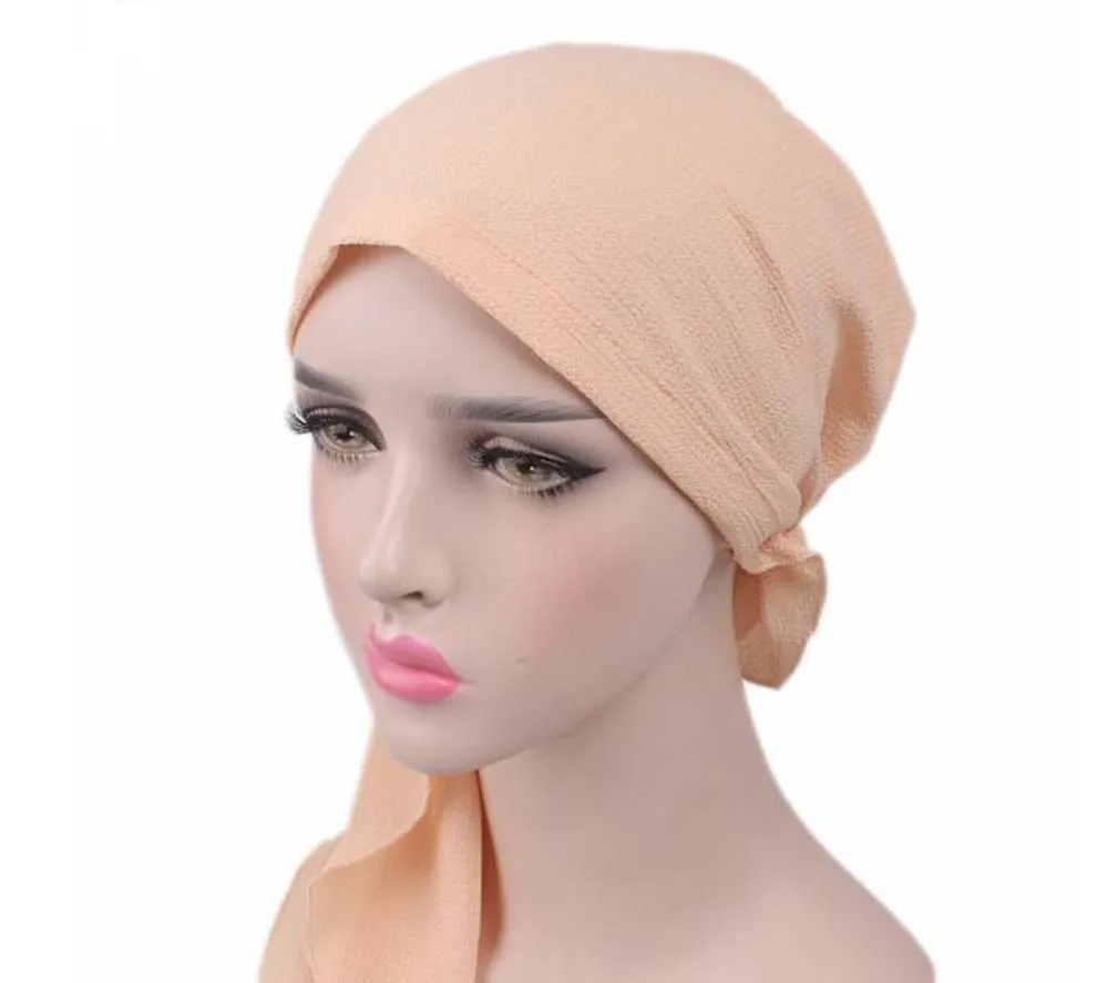 Париж косы ослабленные Skullies Beanies весна осень бренд полиэстер тюрбан шапки для женщин ленты шапки для химиотерапии