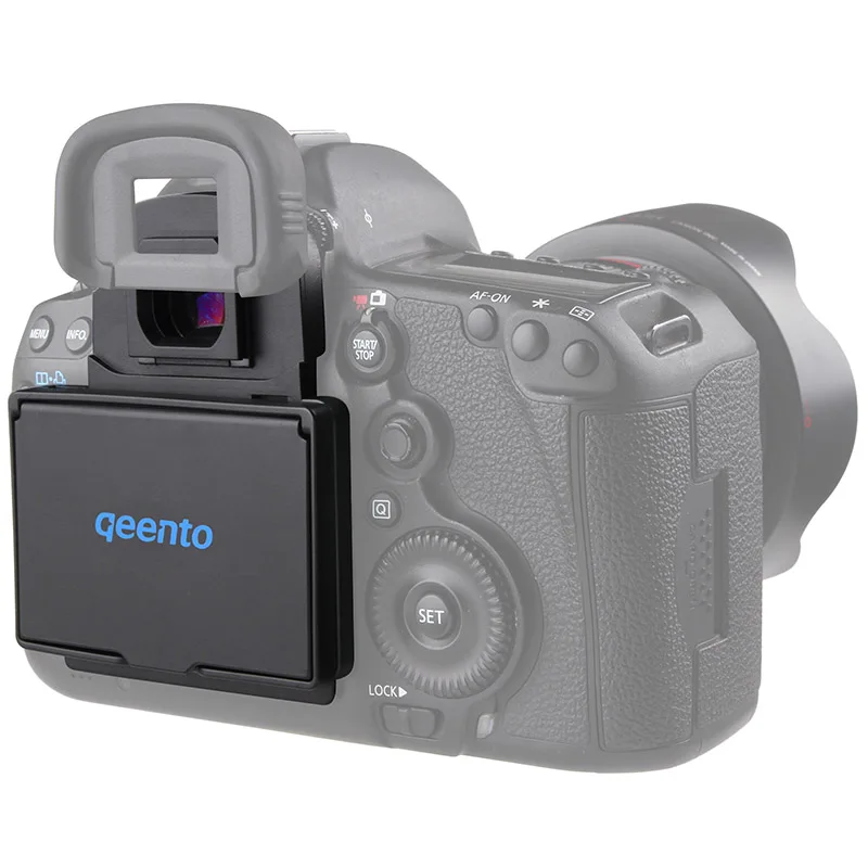 Qeento ЖК экран протектор всплывающий солнцезащитный козырек крышка для цифровой