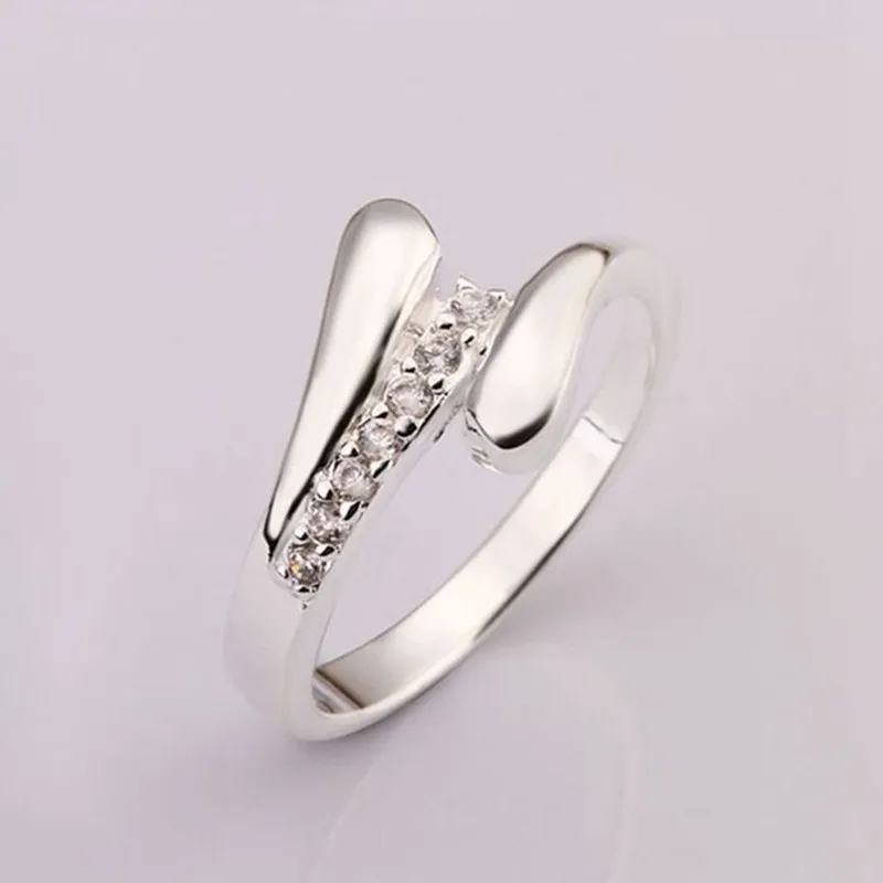 Посеребренная кольцо стерлингового серебра Jewelry Кольцо заводские цены моды