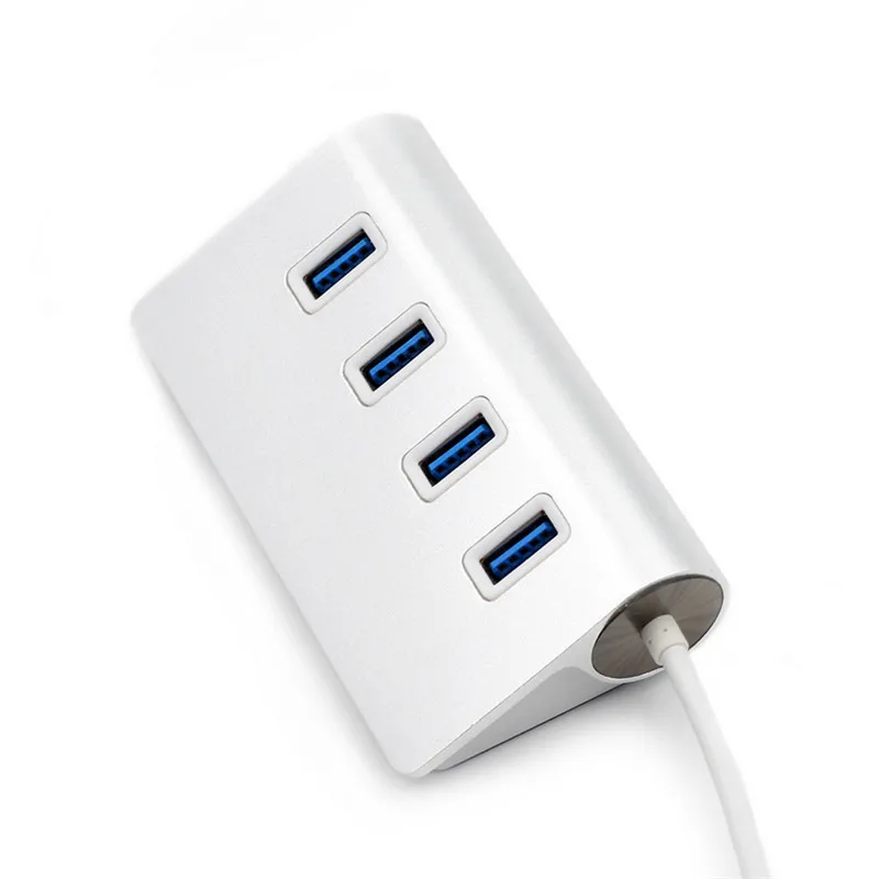 BinFul светодиодный высококачественный алюминий компьютер HUD 4 порта алюминиевый usb