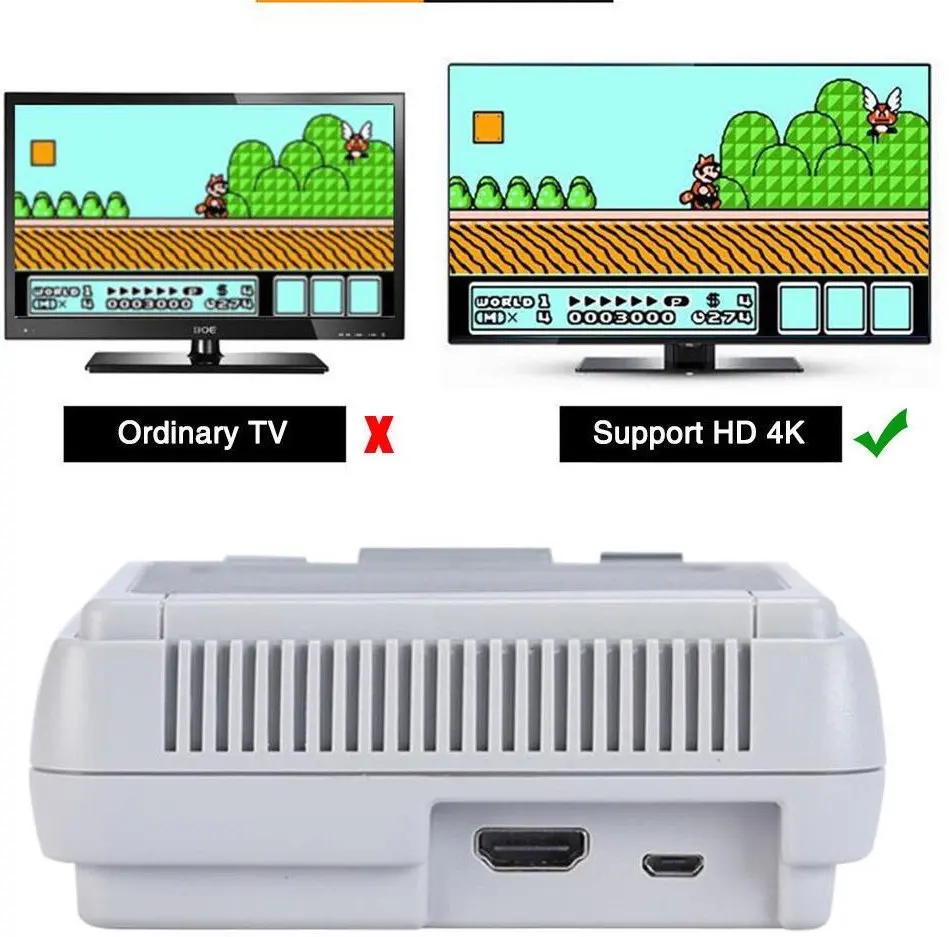 Мини приставка Игровая 8 бит HDMI 621 игр 30 шт.|Портативные игровые консоли| |