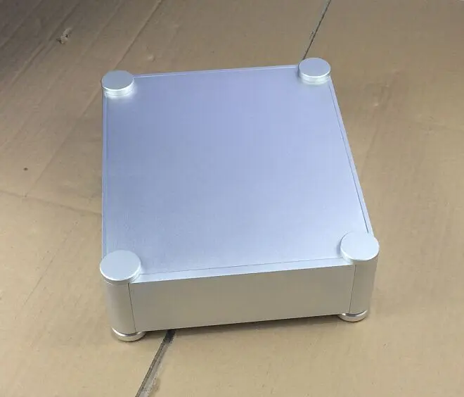 2106T закругленные алюминиевые шасси preamp / DAC/amp шасси/AMP корпус/Чехол/DIY box (210*76*250 мм) |