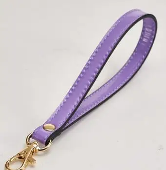 IMIDO Genuine Leather Strap for Clutch Replacement Strap Bag Hand Belt Accessory hardware Handbags Men Women sangle sac STP151 - Цвет: Purple