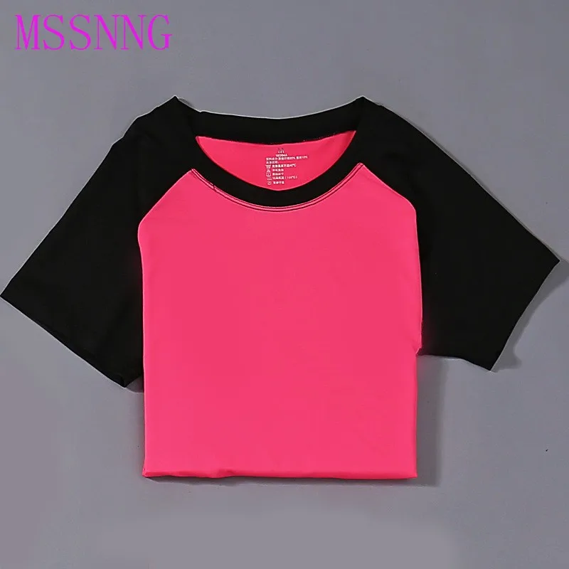 MSSNNG Summer High Quality Yoga T shirt Breathe Freely and Absorb Sweet Running Sports Suit Fast Drying Women Fitness Clothing | Спорт и