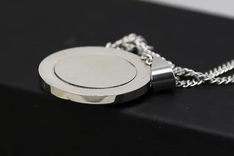 Кулон из нержавеющей стали с 12 знаками Зодиака 21 6 дюйма|stainless steel|steel roundsilver and gold |