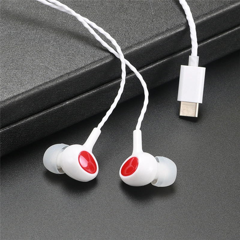 Universal USB Type-C Earphones Wired Earphone Control With Microphone Type C Headset For Smart Phones | Электроника