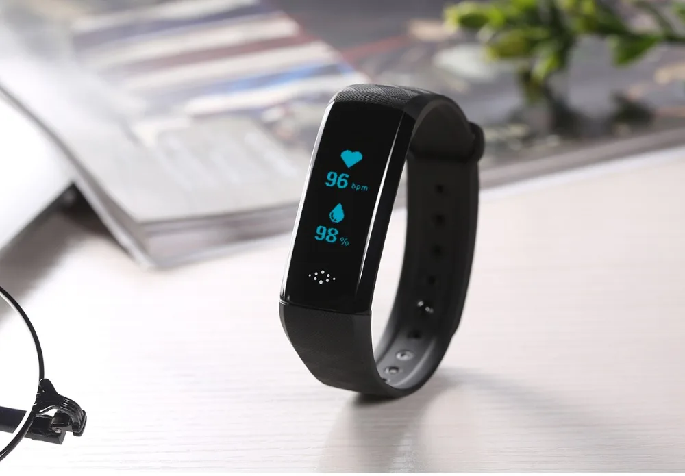 Smartch bluetooth Смарт браслет M2S OLED дисплей монитор сердечного ритма фитнес трекер