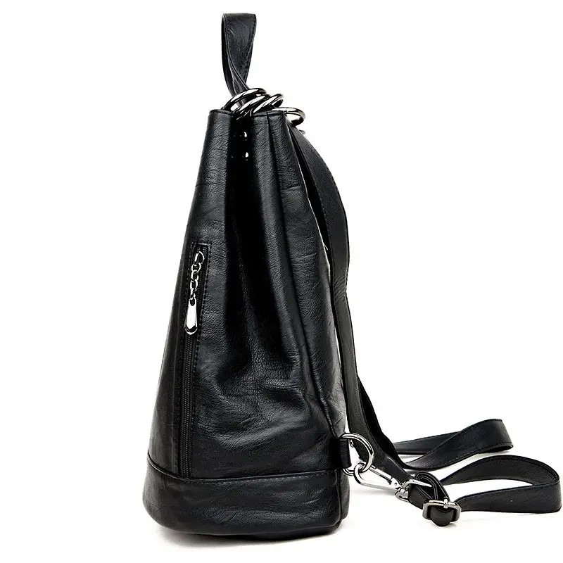 Женский рюкзак mochila feminina Повседневный многофункциональный женский кожаный рюкзак женская сумка через плечо дорожная сумка S1735