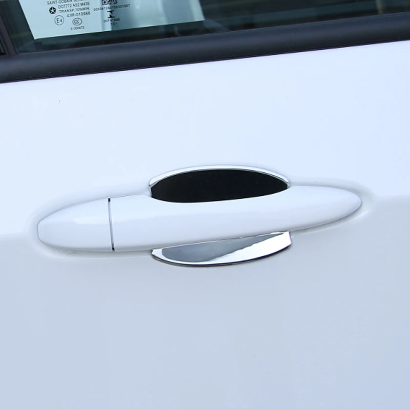 4Pcs/Set ABS Outside Moulding Door Trim Handle Bowl Frame for Jeep Compass 2017+ Bright Color | Автомобили и мотоциклы