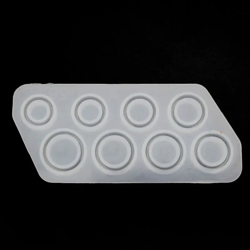 

8Pcs Assorted Sizes Ring Silicone Mold Jewelry Resin Casting Mold US Size 5-12