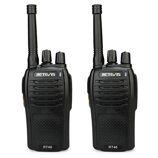 Retevis RT46 беслицензионная рация FRS VOX монитор сканирование SOS сигнализация двухсторонняя радиостанция с usb-кабелем для зарядки
