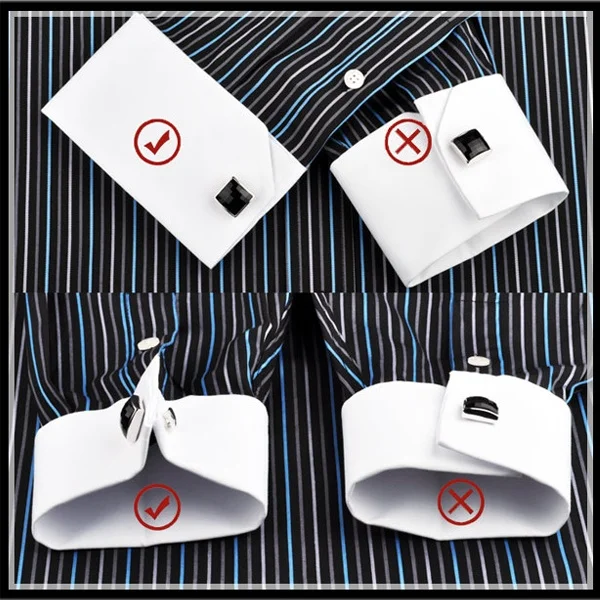 XK 403 свадебные запонки из нержавеющей стали с кристаллами Подарочная коробка