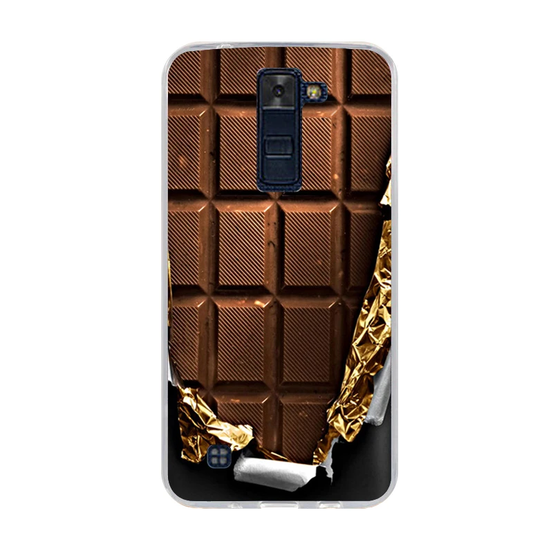 Чехол для LG K8 силиконовый чехол телефона Lte K350 K350E K350N 5 0 дюйма мультяшный из