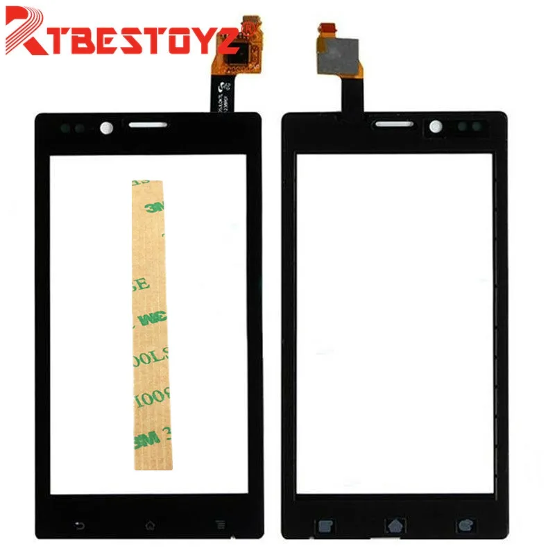 RTBESTOYZ сенсорный экран дигитайзер для Sony Xperia J ST26i ST26 Сенсорная Панель переднее