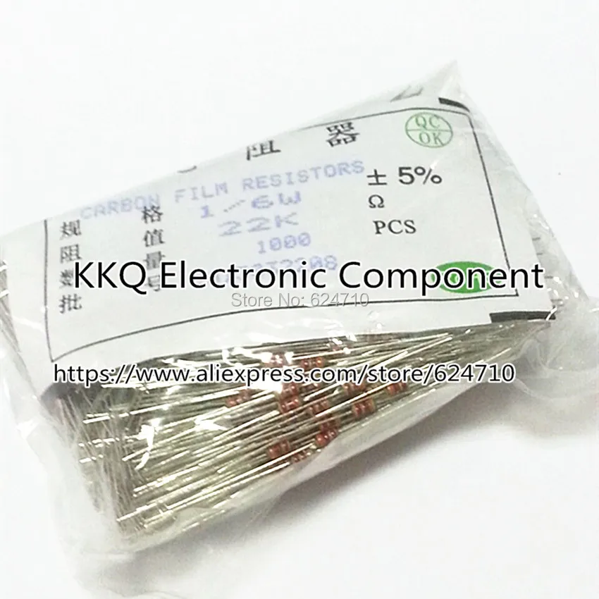 100 шт./пакет 5% 1/8 Вт 1/6 3R 30R 300R 3 К 30 300 3.3R 33R 330R 3.3 33 330 0.125 Углерода Резистор DIP Резистор| |