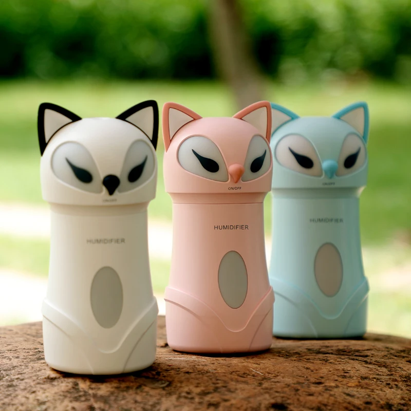 3 в 1 лисица USB светодиодный вентилятор увлажнитель ультразвуковой эфирное масло