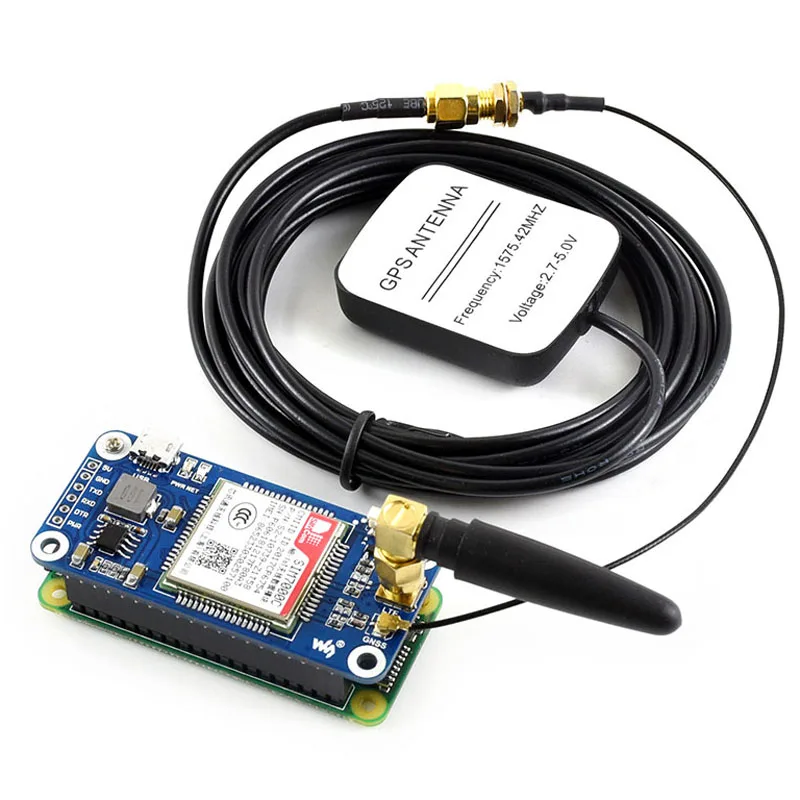 Фото NB-IoT/eMTC/EDGE/GPRS/GNSS HAT для Raspberry Pi на основе SIM7000E поддерживает порты TCP UDP PPP HTTP FTP MQTT SMS NB-IoT/eMTC/EDGE/GPRS/GNSS HAT для Raspberry Pi на основе SIM7000E поддерживает порты TCP UDP PPP HTTP FTP MQTT SMS