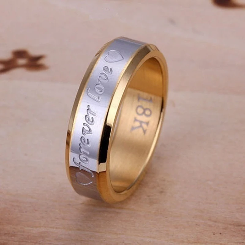 Fashion Trend Couple Ring Classic Romantic Eternal Love Plating Size 6-11 | Украшения и аксессуары