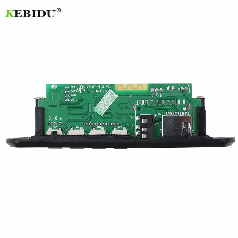 MP3 WMA декодер Kebidu плата беспроводной Bluetooth аудио модуль USB TF радио 12 В для
