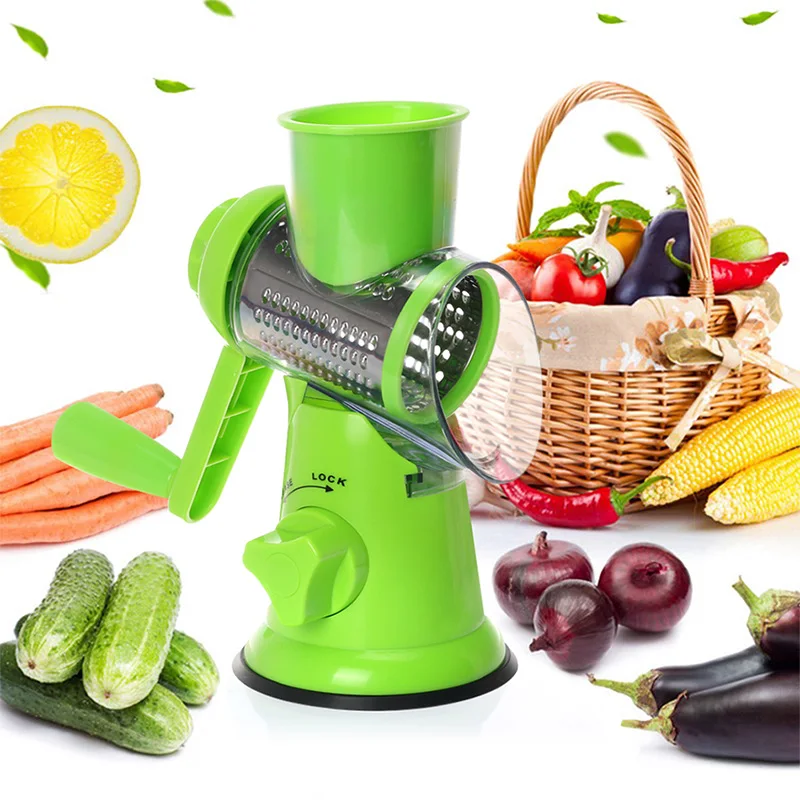 Ручная овощерезка слайсер кухонные аксессуары многофункциональный Круглый