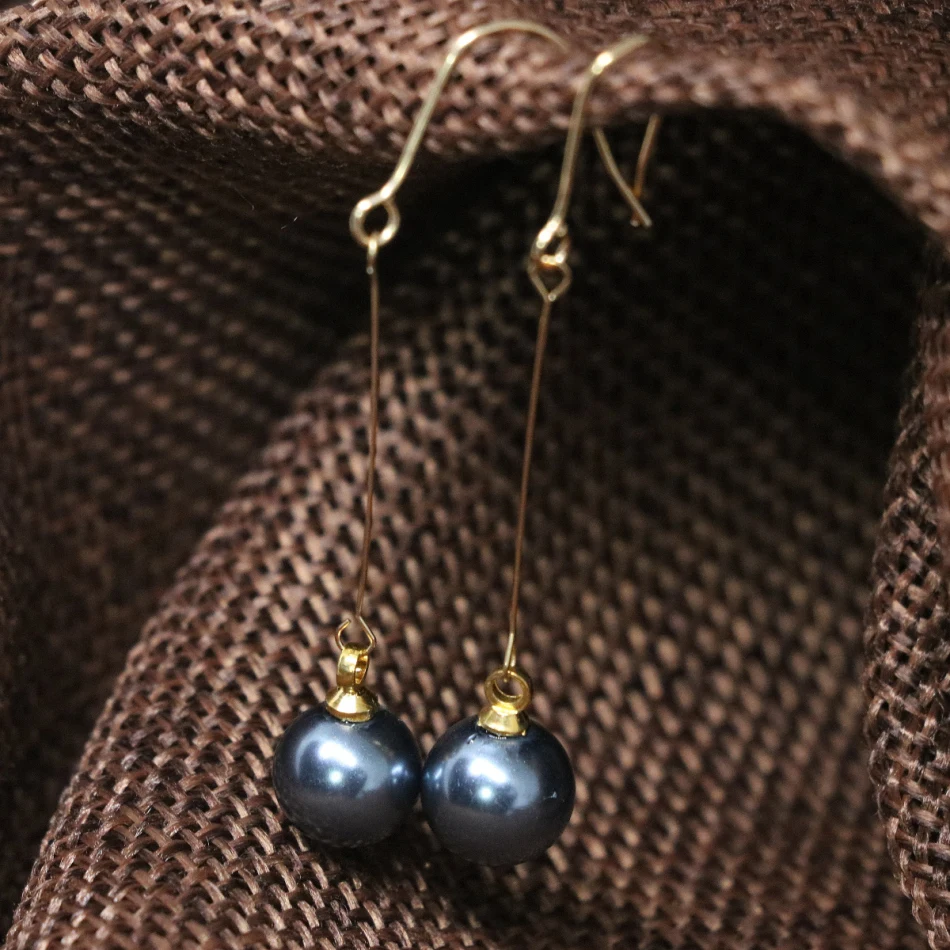 Яркие цвета 8 стилей Разноцветные длинные серьги ракушки с имитацией жемчуга мм