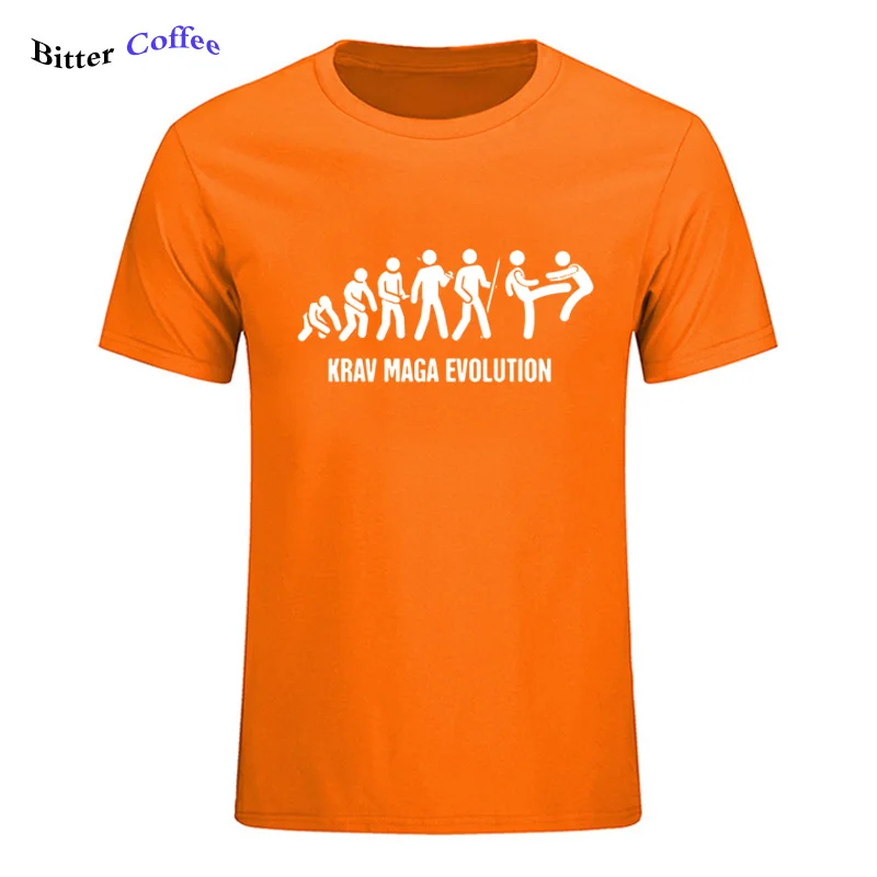 Крав Израиля боевые искусства Эволюция футболка для мужчин идеальный смешно хит