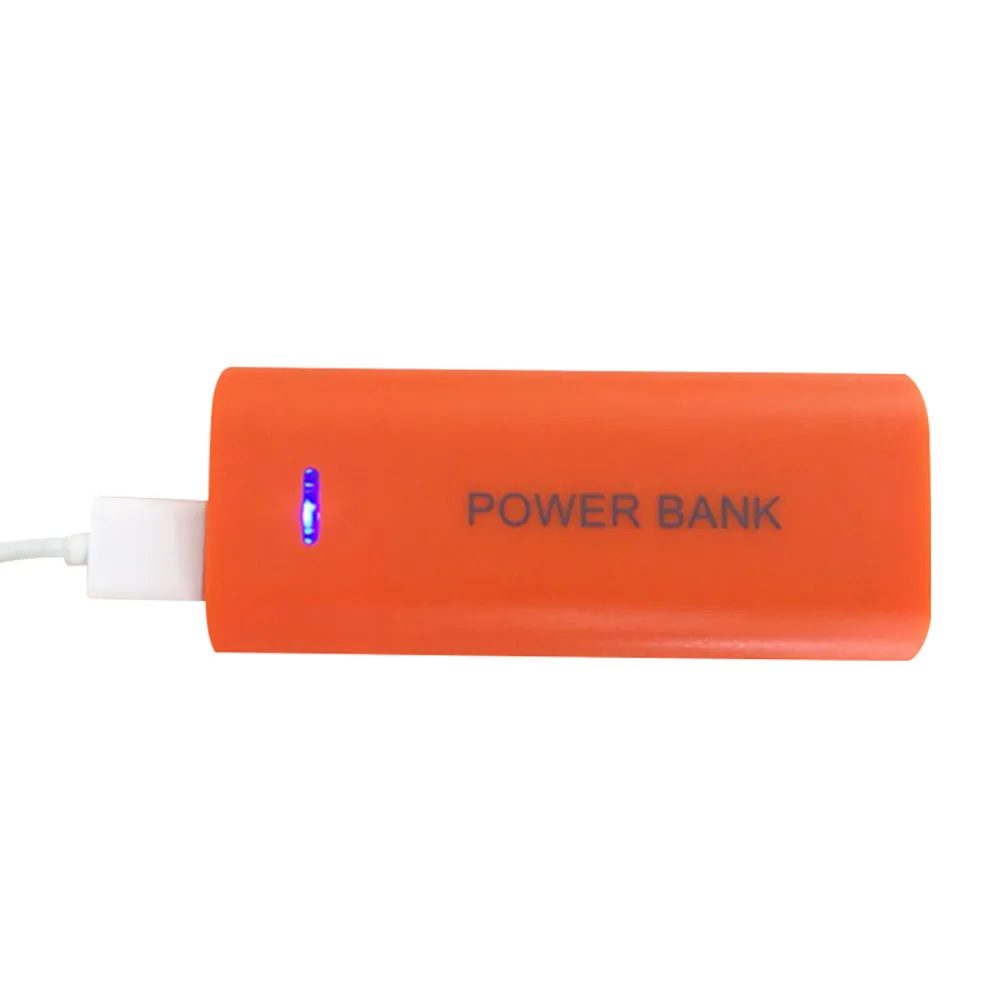 Внешний аккумулятор Del 5600 мАч 2X 18650 USB зарядное устройство чехол сделай сам для iPhone