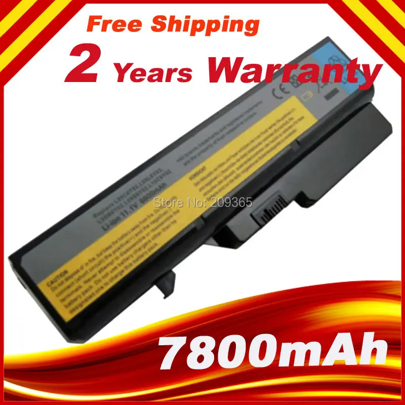 Аккумулятор для ноутбука Lenovo E47G E47L IdeaPad G465 G470 G475 G560 G565 G570 G780 G770 V360 V370 V470 V570 Z370 7800