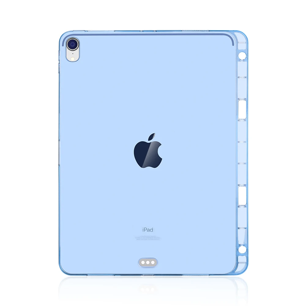 Чехол для iPad Pro 12,9, мягкая задняя крышка из ТПУ для iPad Pro 11, чехол с карандашом, чехол для iPad Pro 12,9