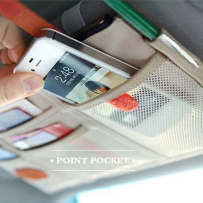 Сумка для хранения солнцезащитных козырьков машины Многофункциональный