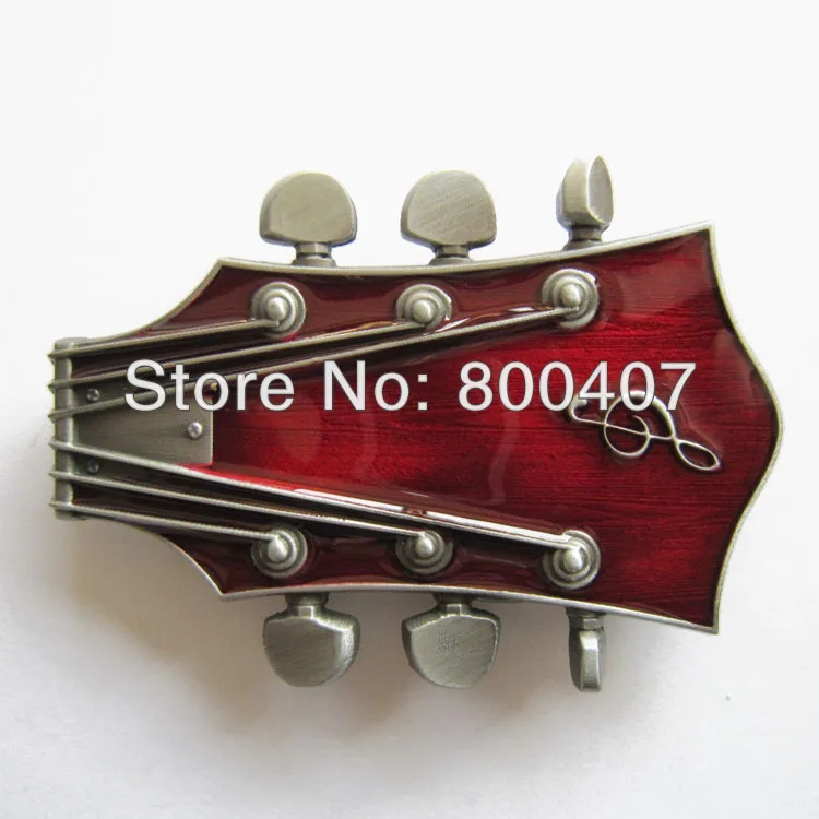 

Retail Distribute Original Red Guitar Belt Buckle BUCKLE-MU044RD Free Shipping
