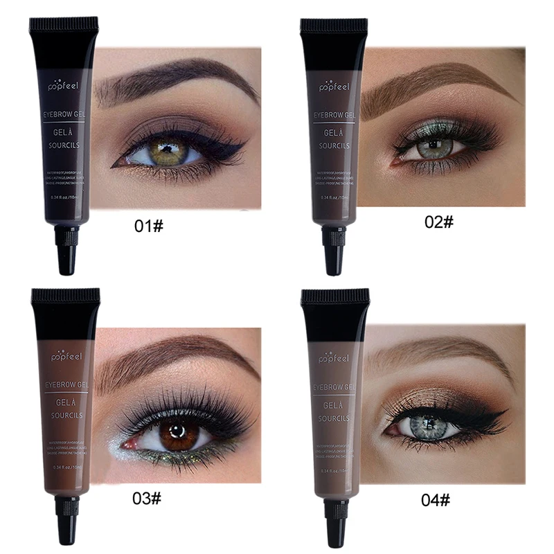 Крем для бровей затемненный гель долговечный водонепроницаемый тату воска