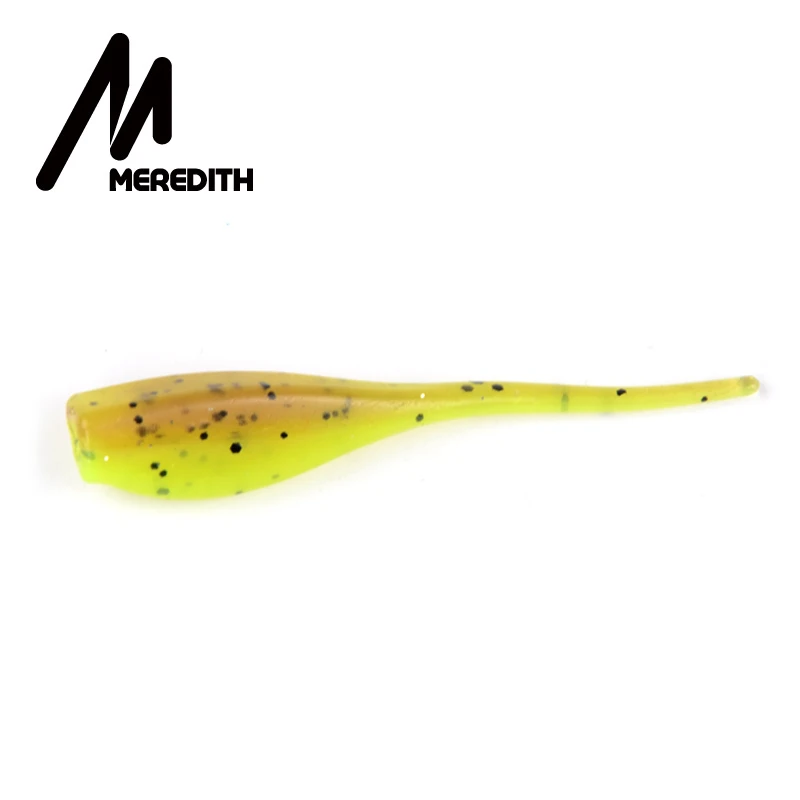 MEREDITH рыболовные приманки 50 шт. 5 см 1 г STINGER SHAD мягкая пластиковая наживка Хищник Щука JXSQ01-05