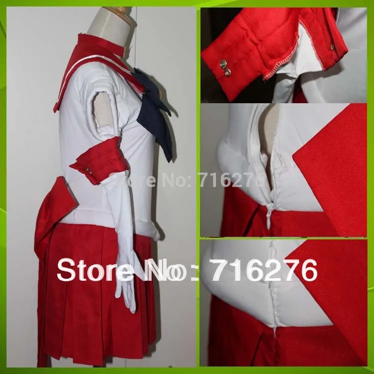 

New Anime Pretty Soldier Sailor Moon Hino Rei Sailor Mars Cosplay Costume female halloween party Any Size Free hipping