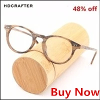 HDCRAFTER ретро круглые оправы для очков для мужчин и женщин деревянная Мода Близорукость стекло es рамка с прозрачными линзами компьютерное стекло для чтения